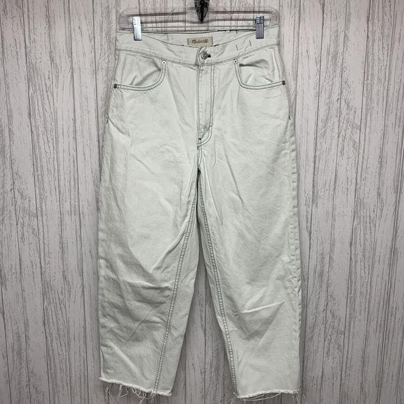 Madewell Denim - Womens Size 27 Madewell Tapered Wide Leg Jeans EUC